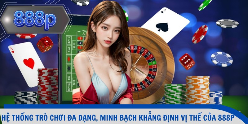 Hệ thống trò chơi đa dạng, minh bạch khẳng định vị thế của 888p